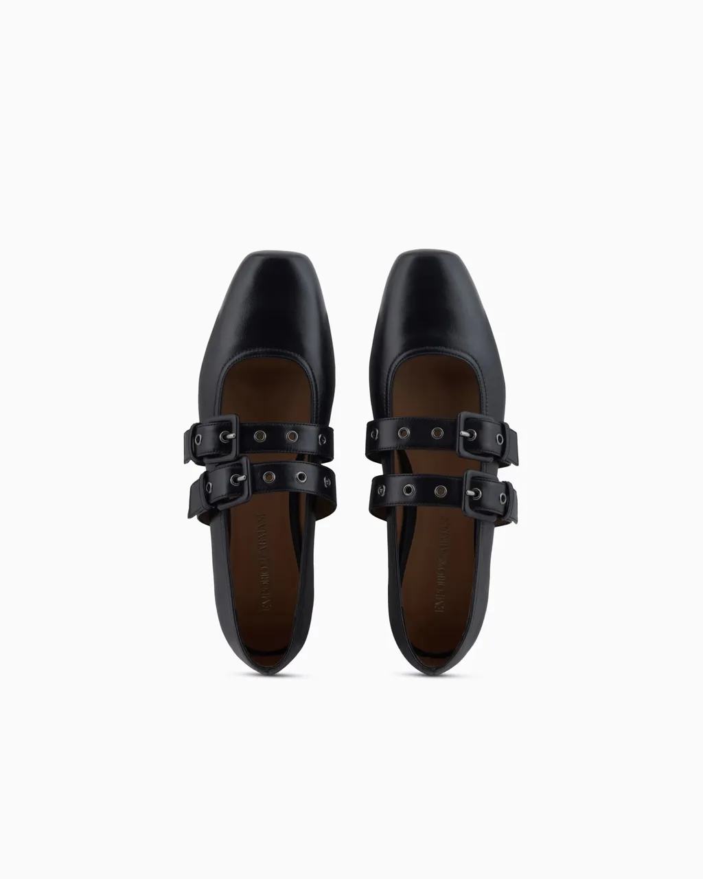 Buckle-Strap Ballet Flats