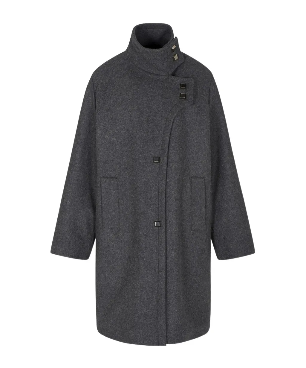 Button-Fastening Coat