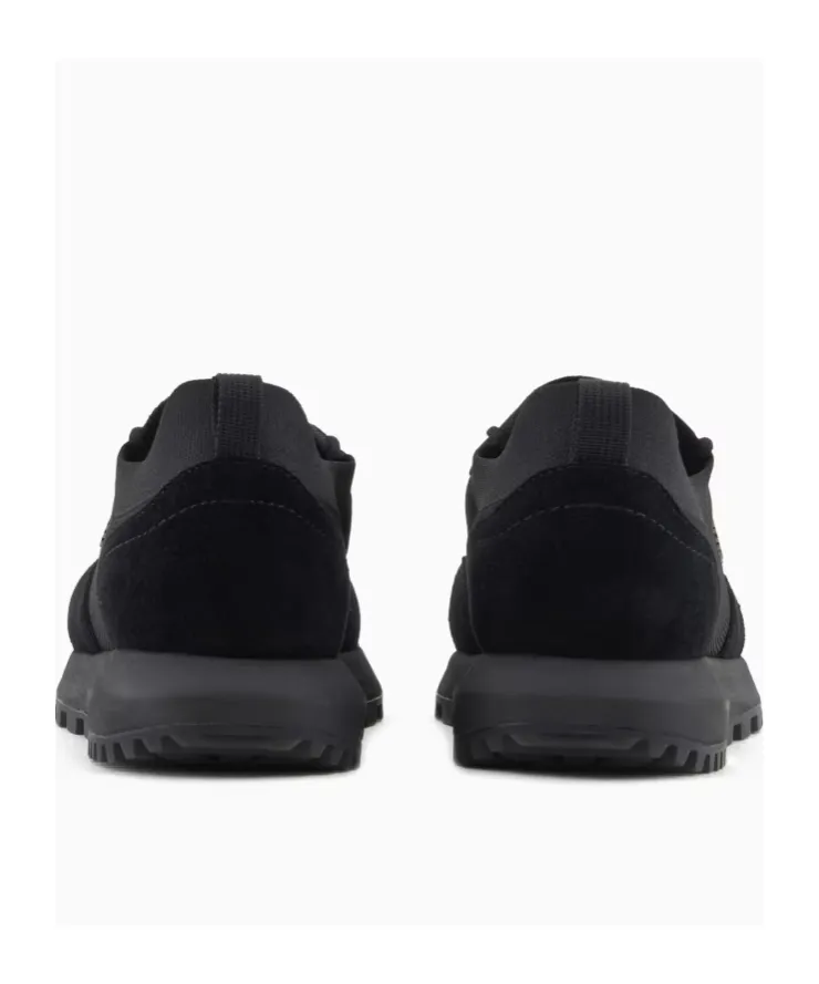 Logo-Detail Knit Sneakers