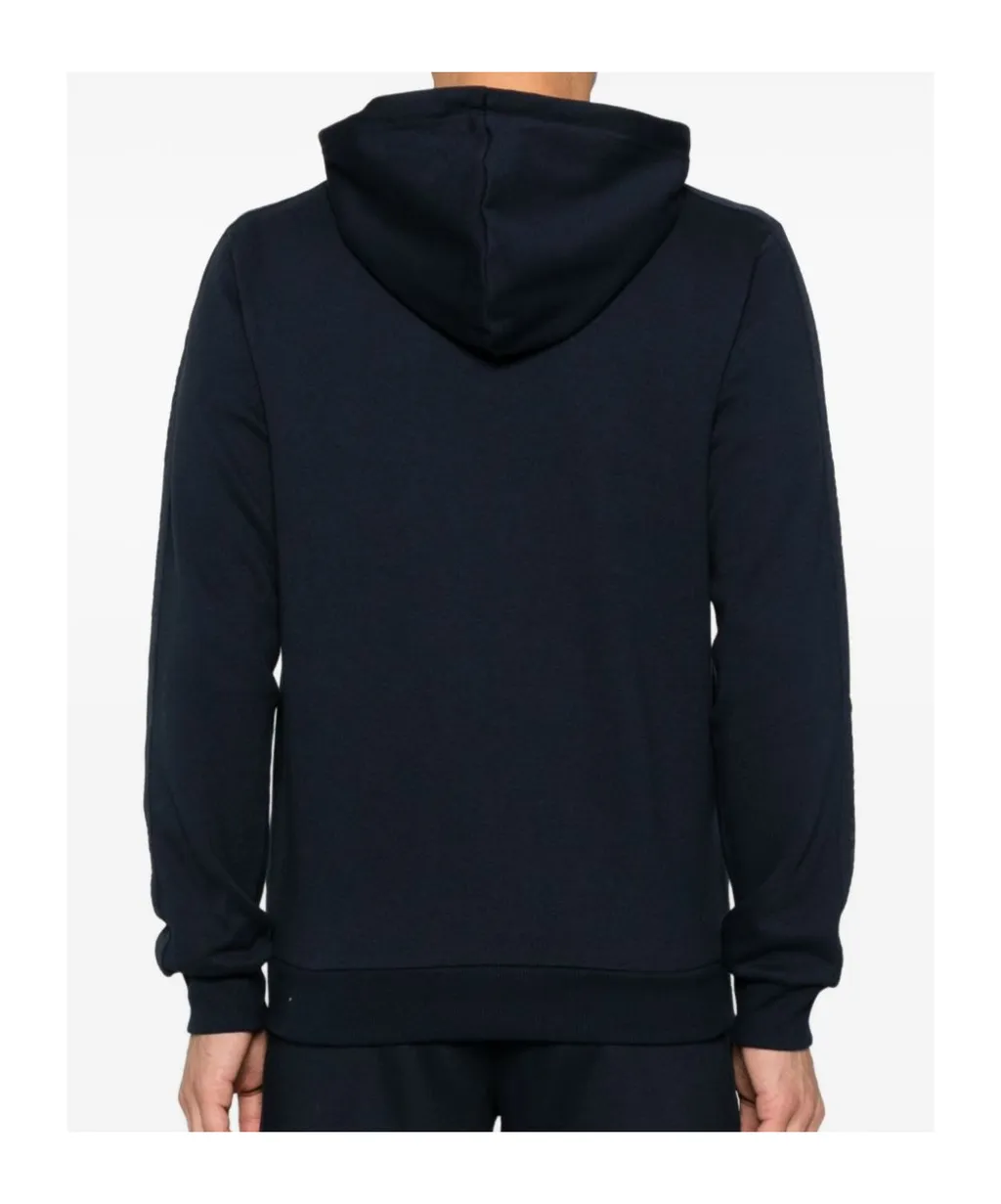 Logo-Detail Hooded Zip-Up Sweatshirt
