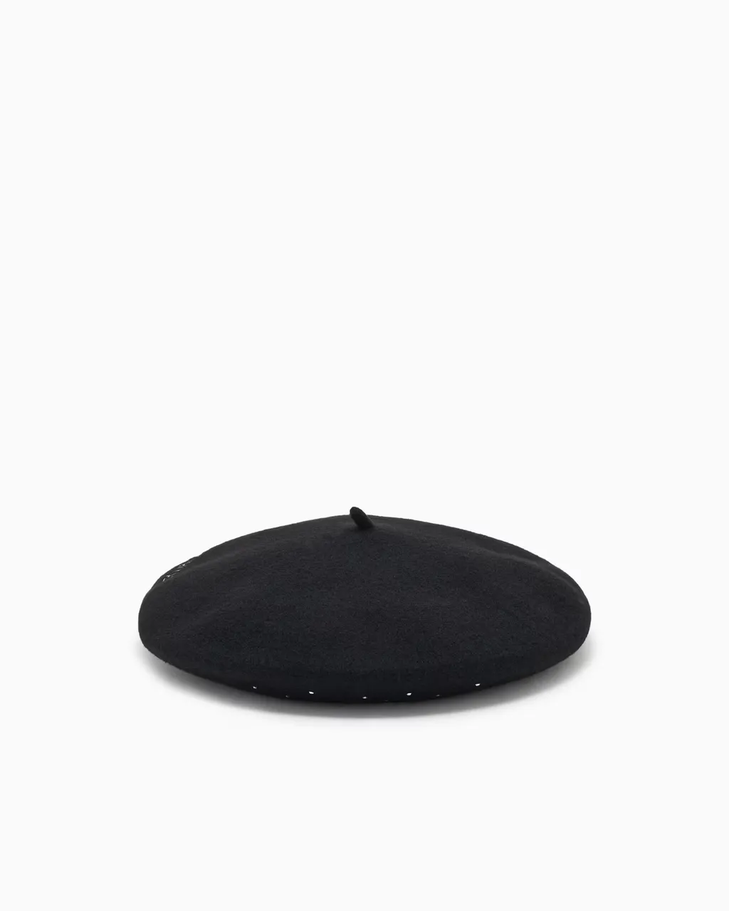 Logo Embellished Beret