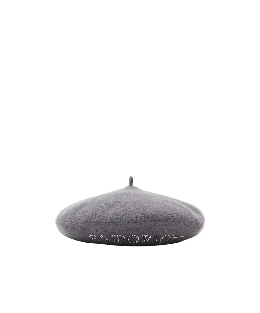 Embellished Wool Beret