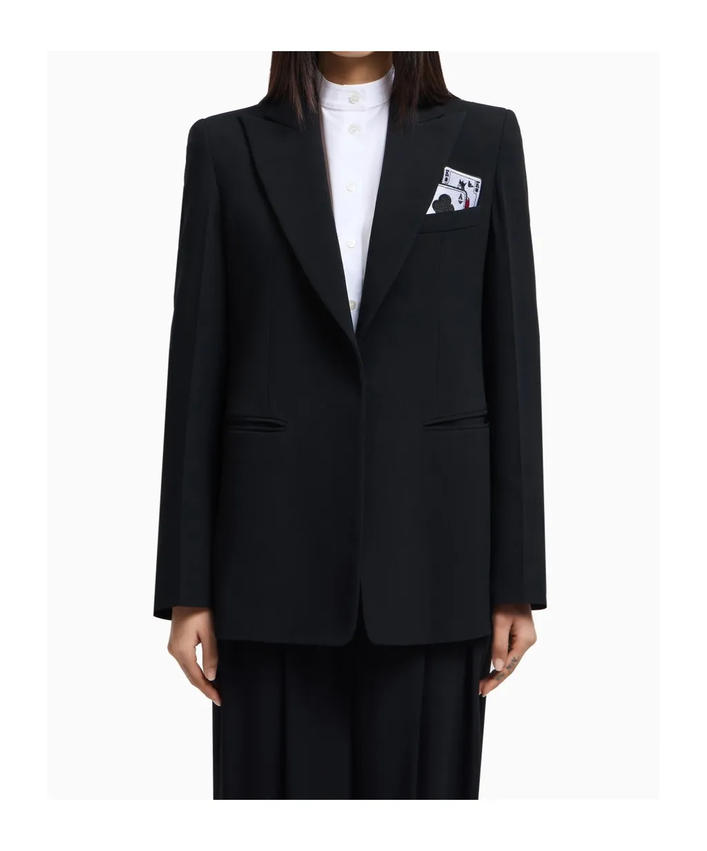 Playing Card-Patch Pocket Blazer