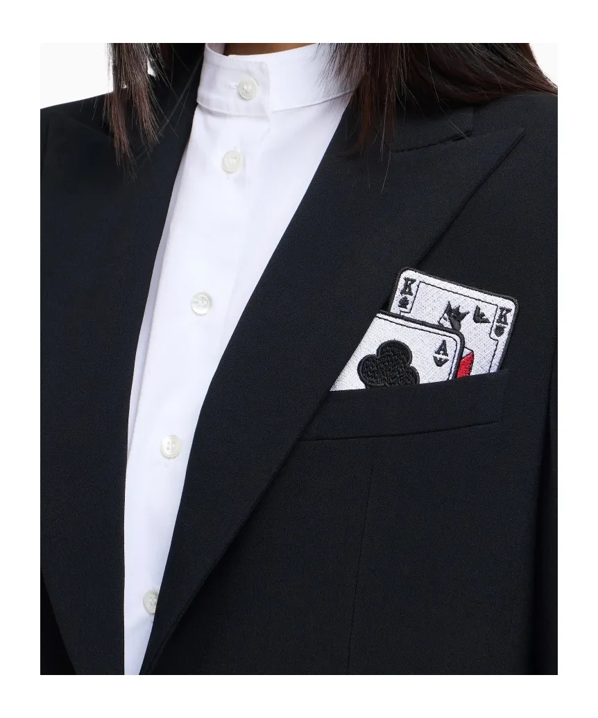 Playing Card-Patch Pocket Blazer