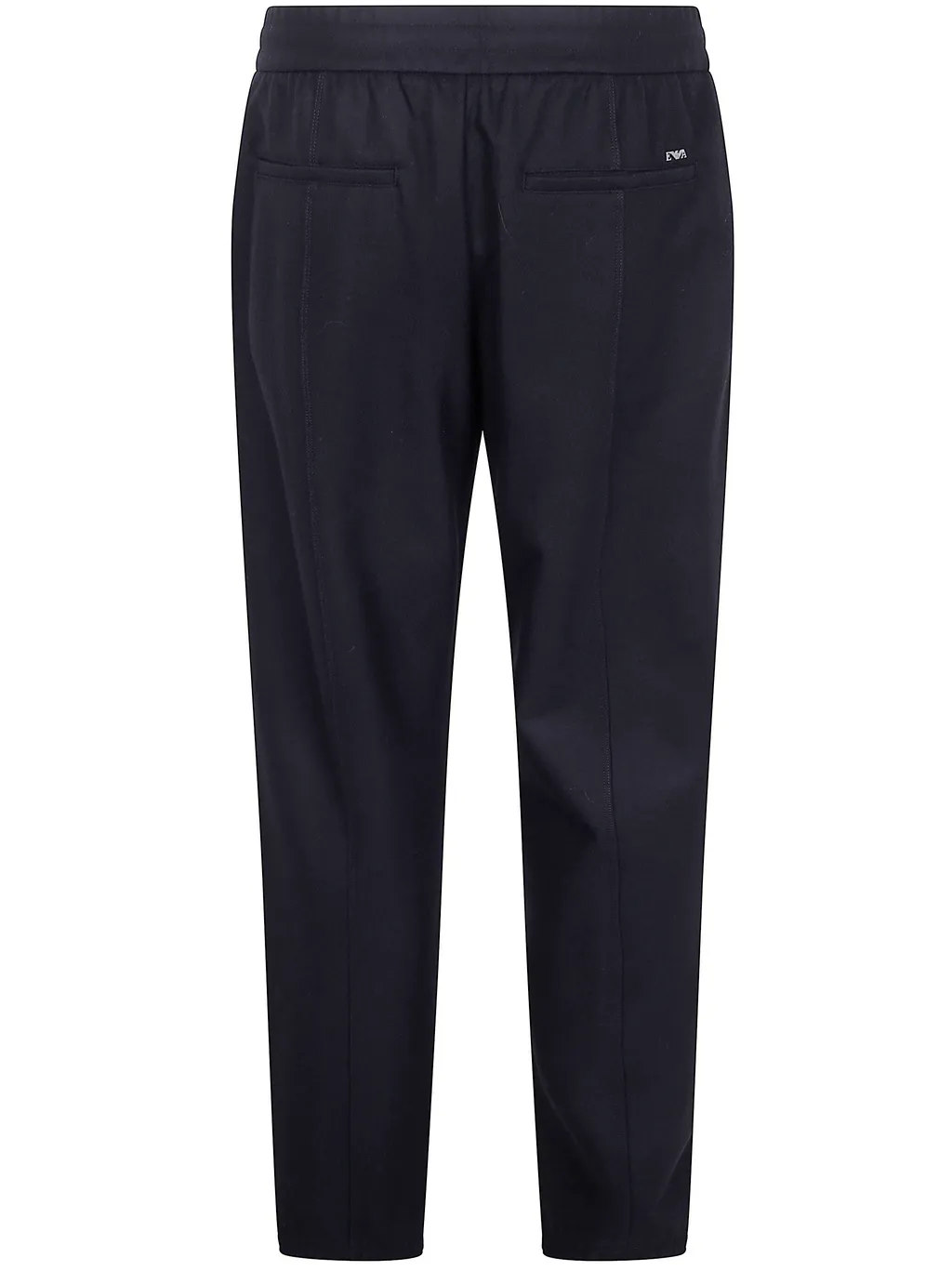 Elasticated-Waist Wool Trousers