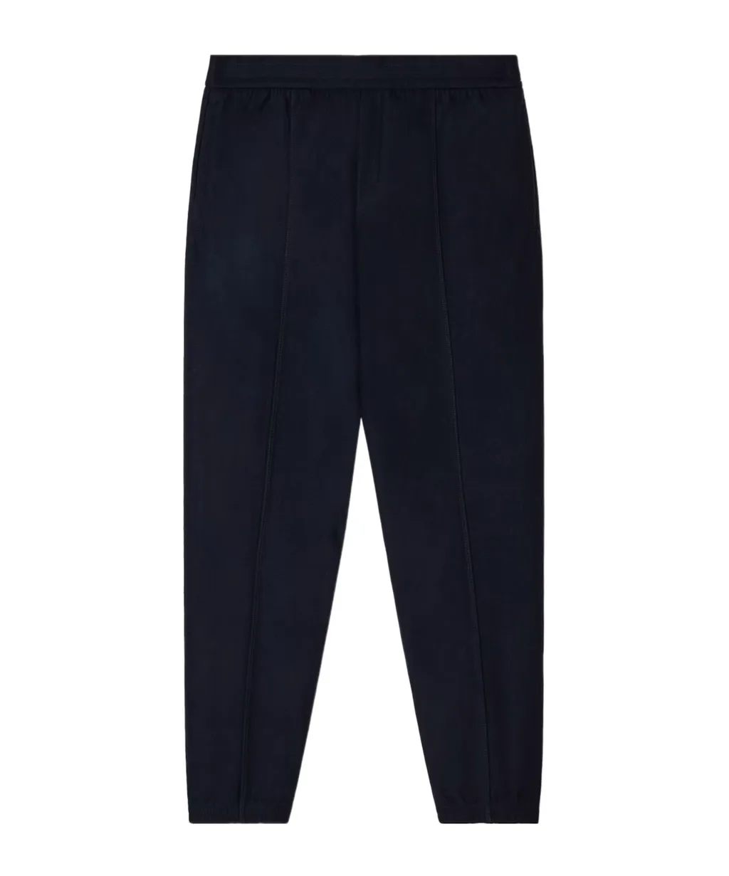 Elasticated-Waist Wool Trousers
