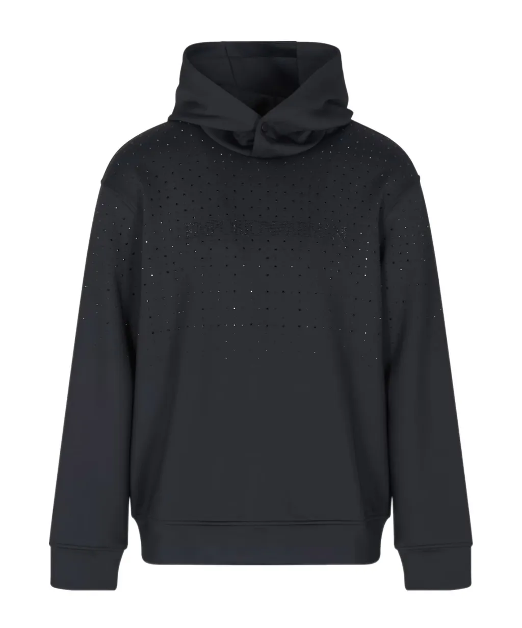 Crystal-Embellished Hoodie