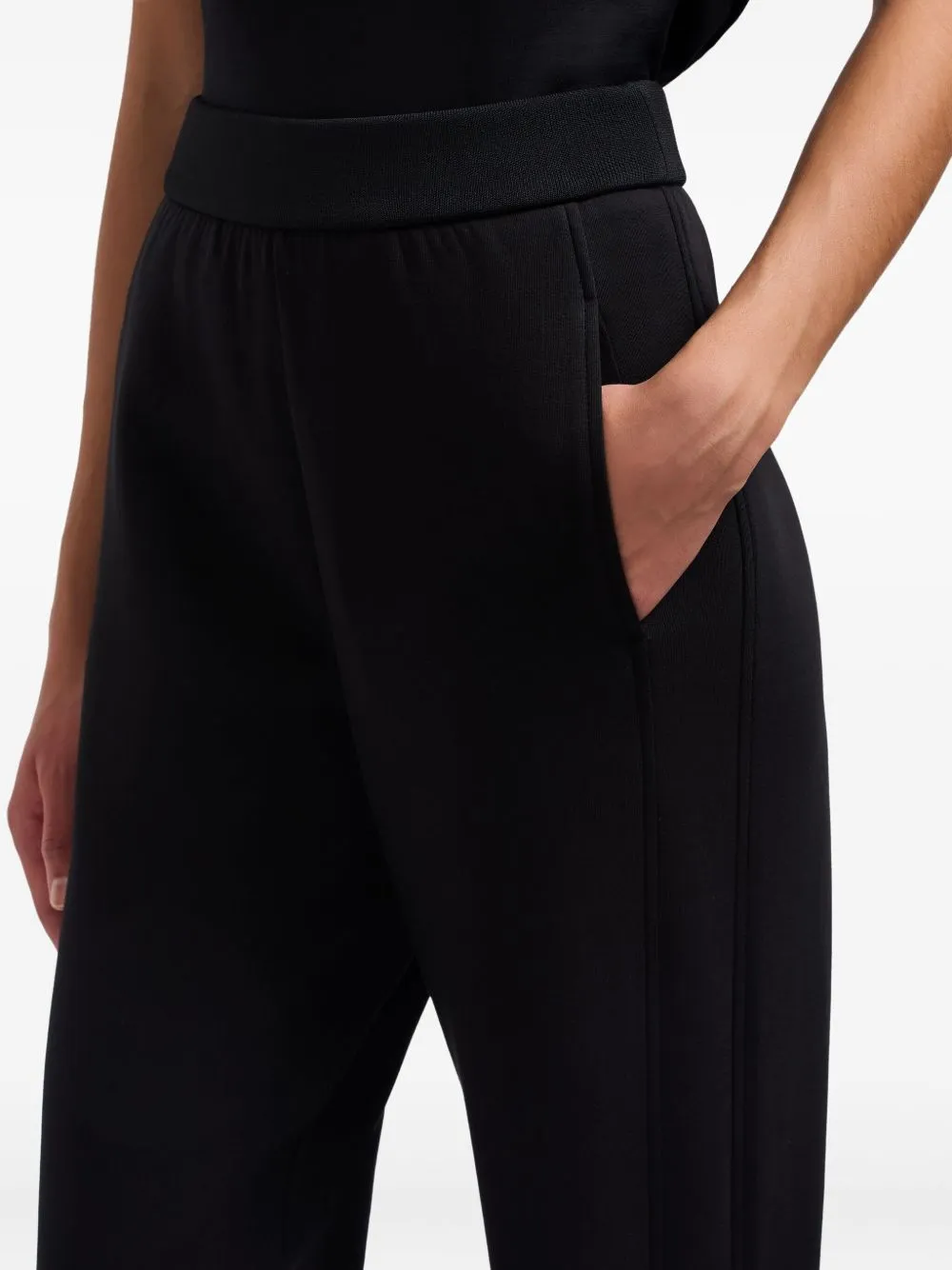 Elastic-Waist Track Pants