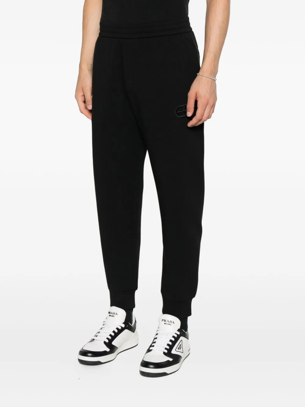 Logo-Embroidered Cuffed Track Pants