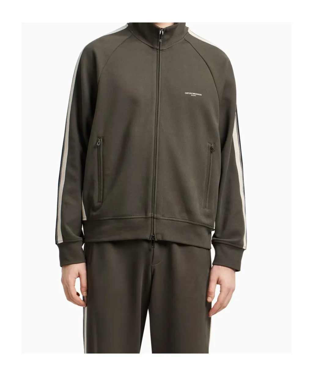 Logo Detailed Zipped Sweatshirt