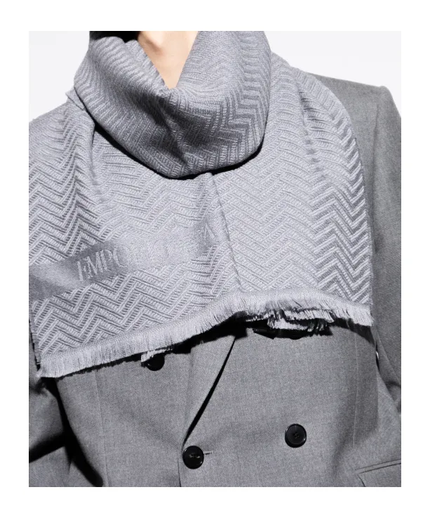 Herringbone Wool Scarf