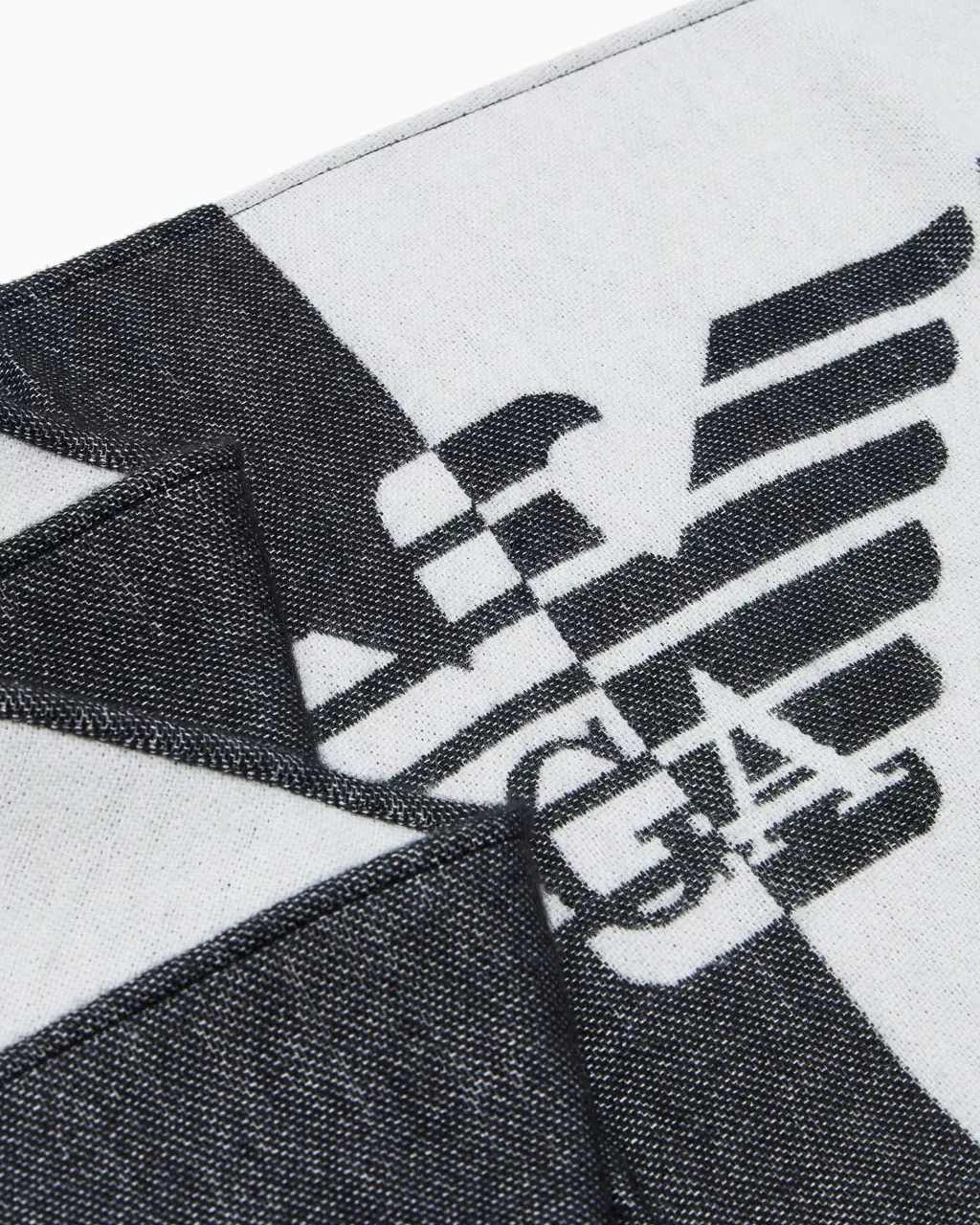 Maxi Logo Fringed Scarf