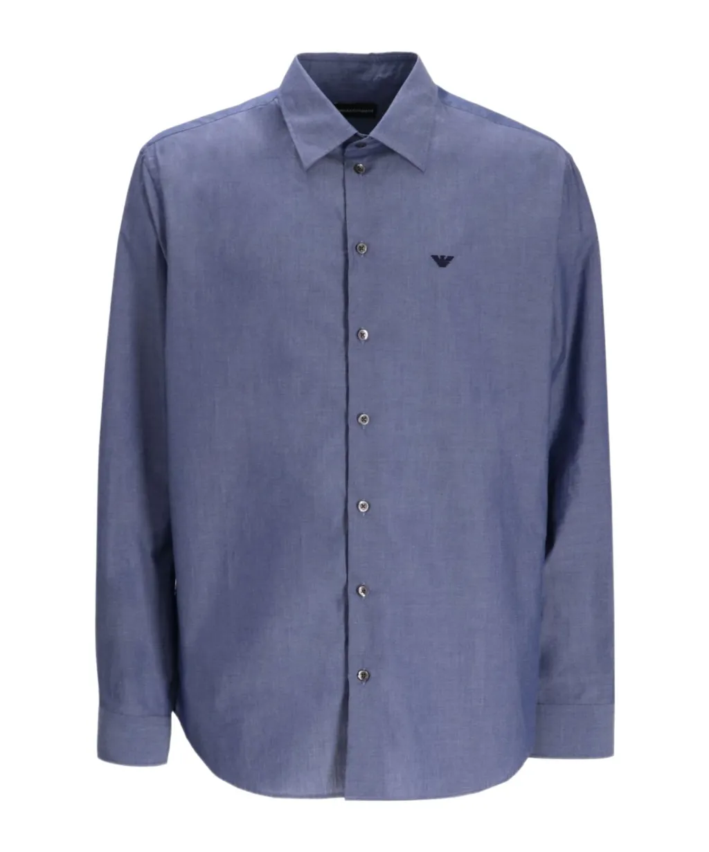 Eagle-Logo Cotton Shirt