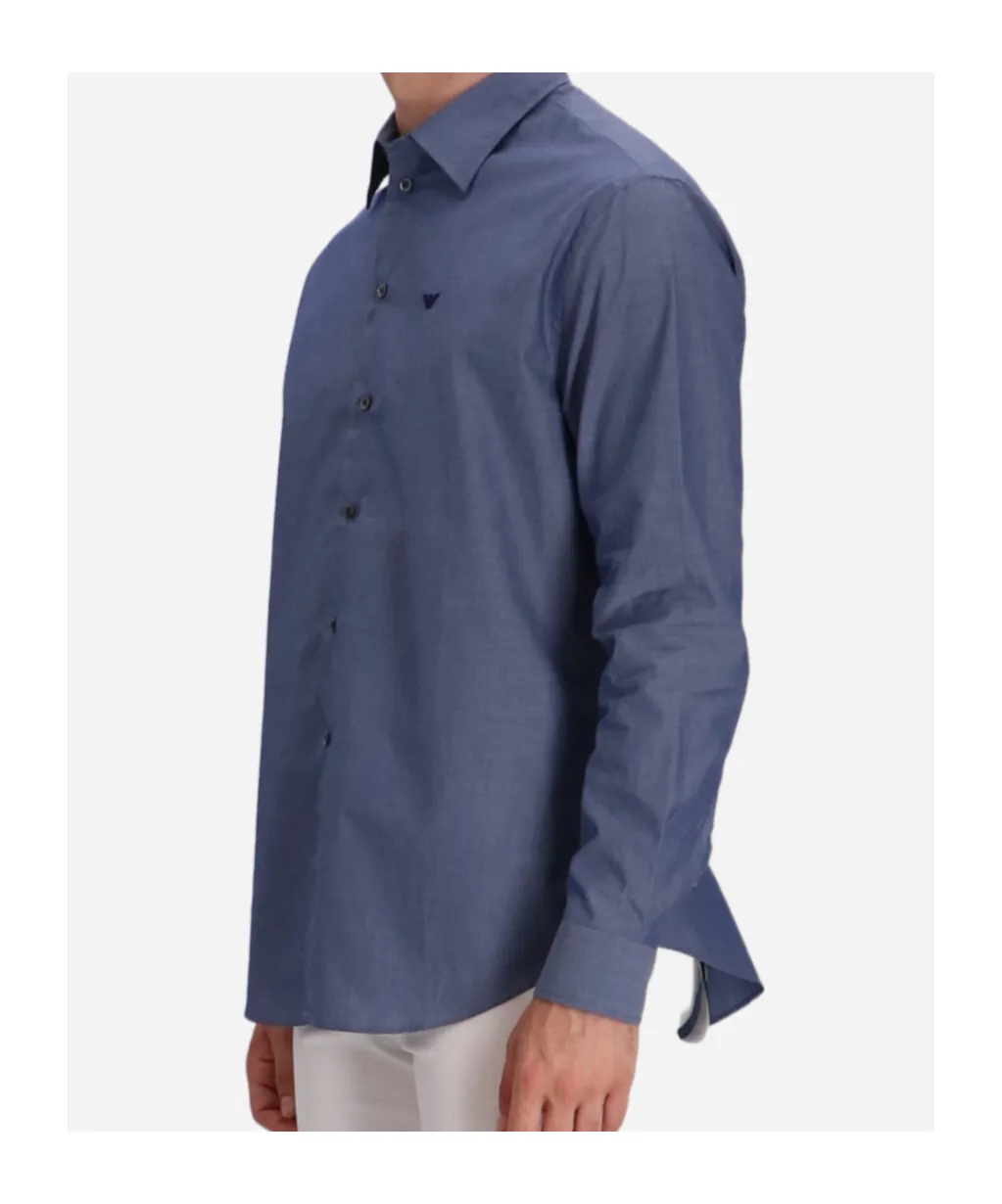 Eagle-Logo Cotton Shirt