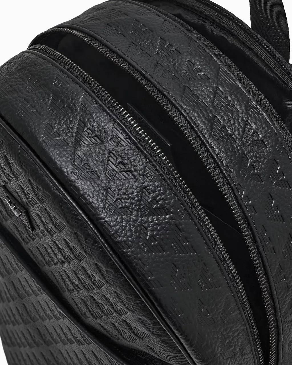 Embossed Eagle-Logo Backpack