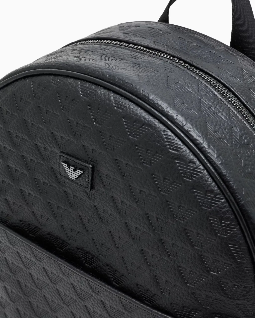Embossed Eagle-Logo Backpack