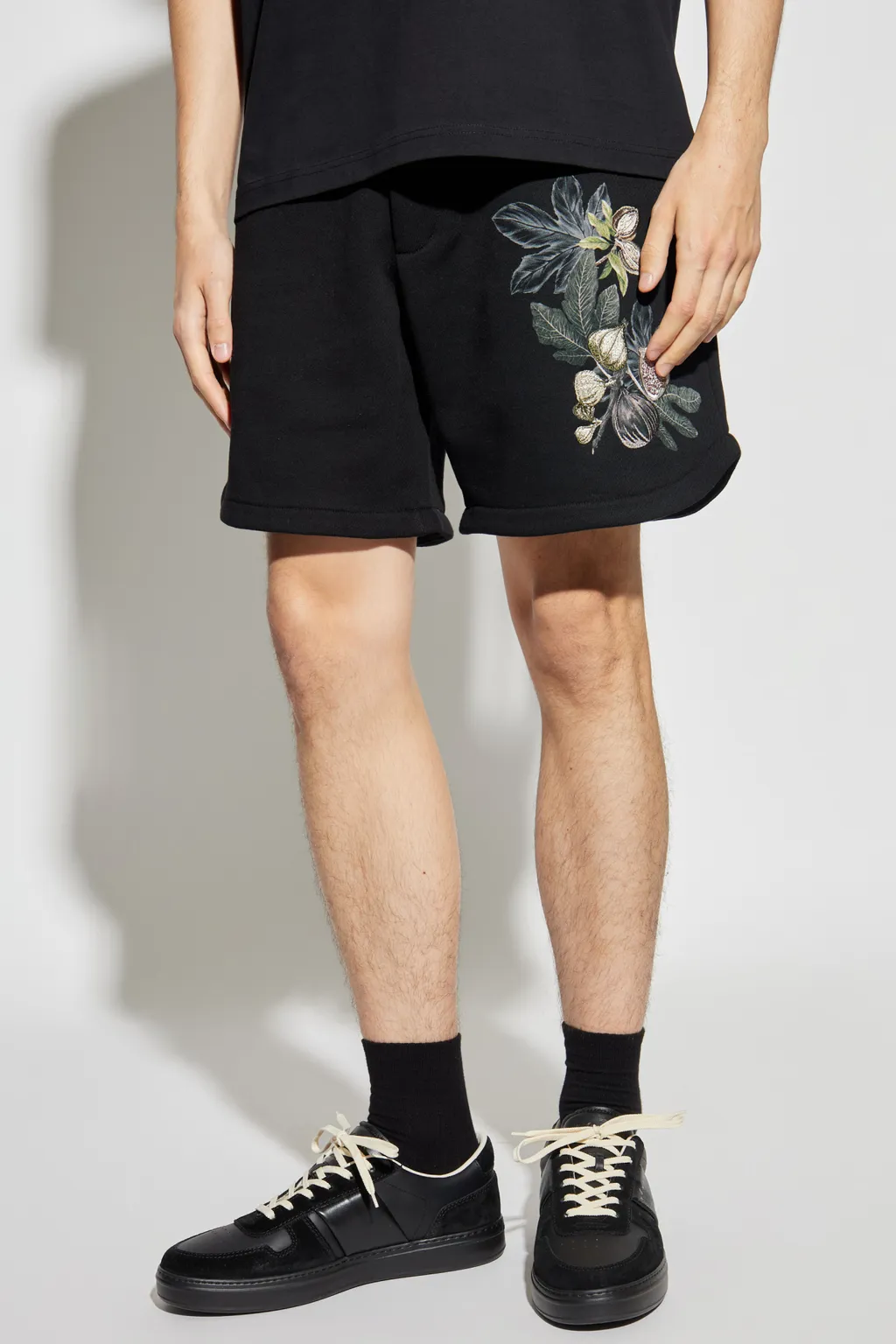Embroidered Cotton Shorts