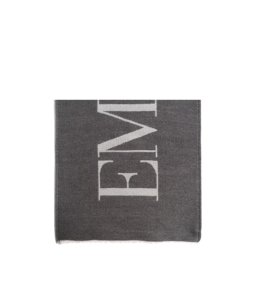Logo Wool Scarf