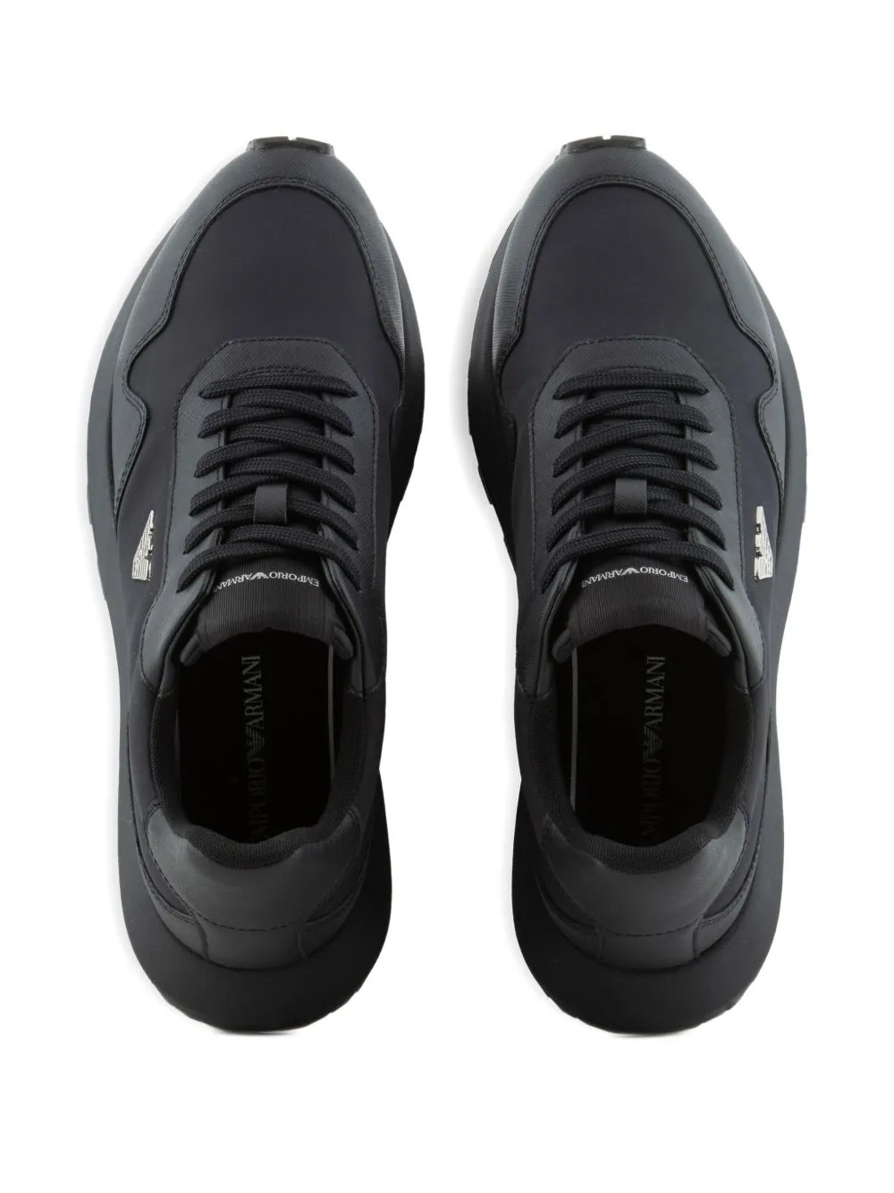 Logo Plaque Lace-Up Sneakers