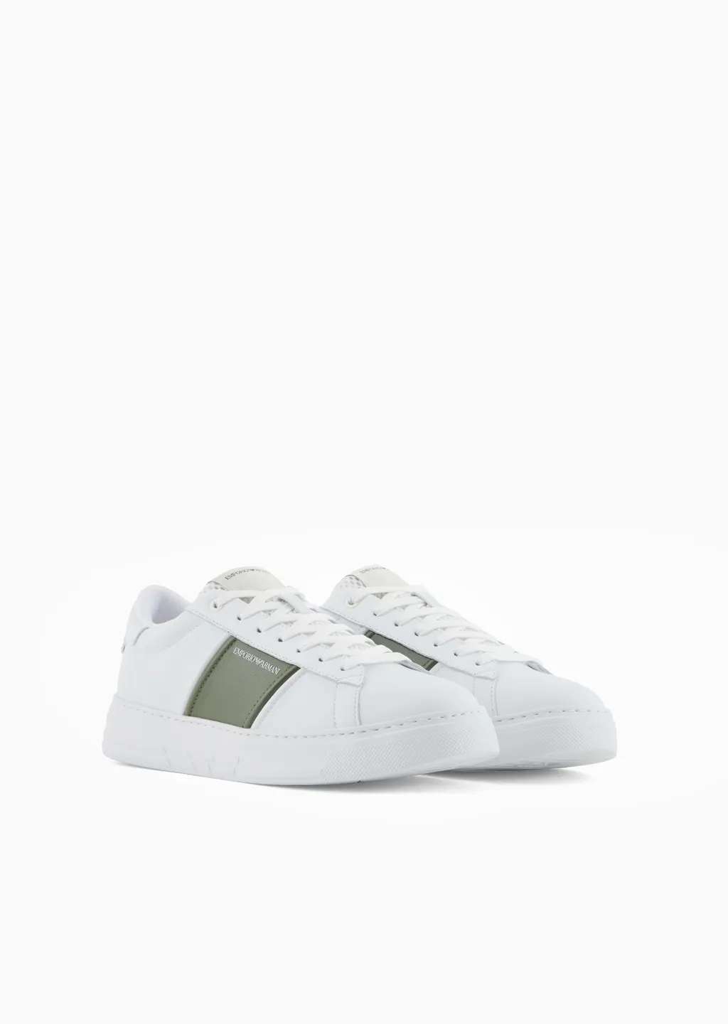 Contrasting-Panel Sneakers