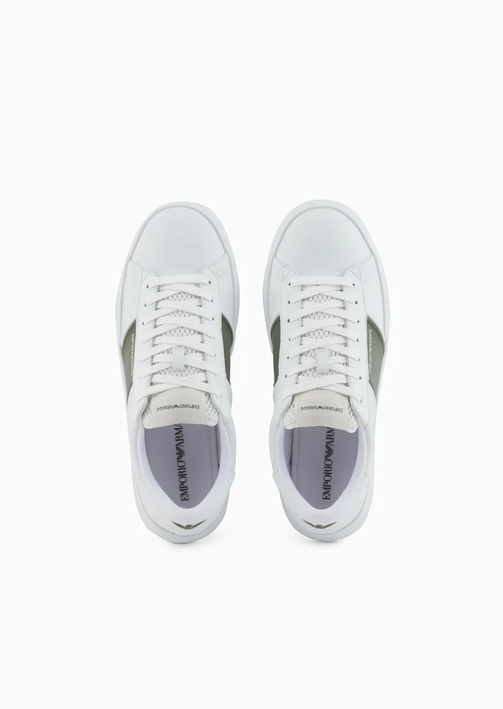Contrasting-Panel Sneakers