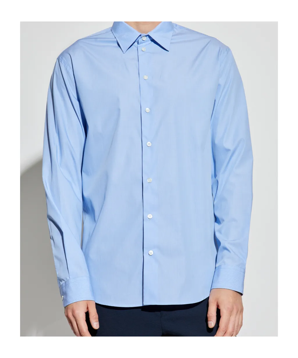 Striped Long-Sleeved Shirt