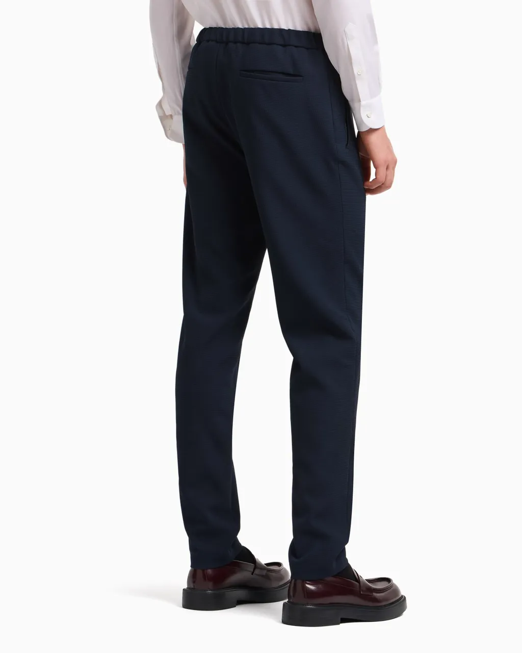 Elasticated-Waist Trousers