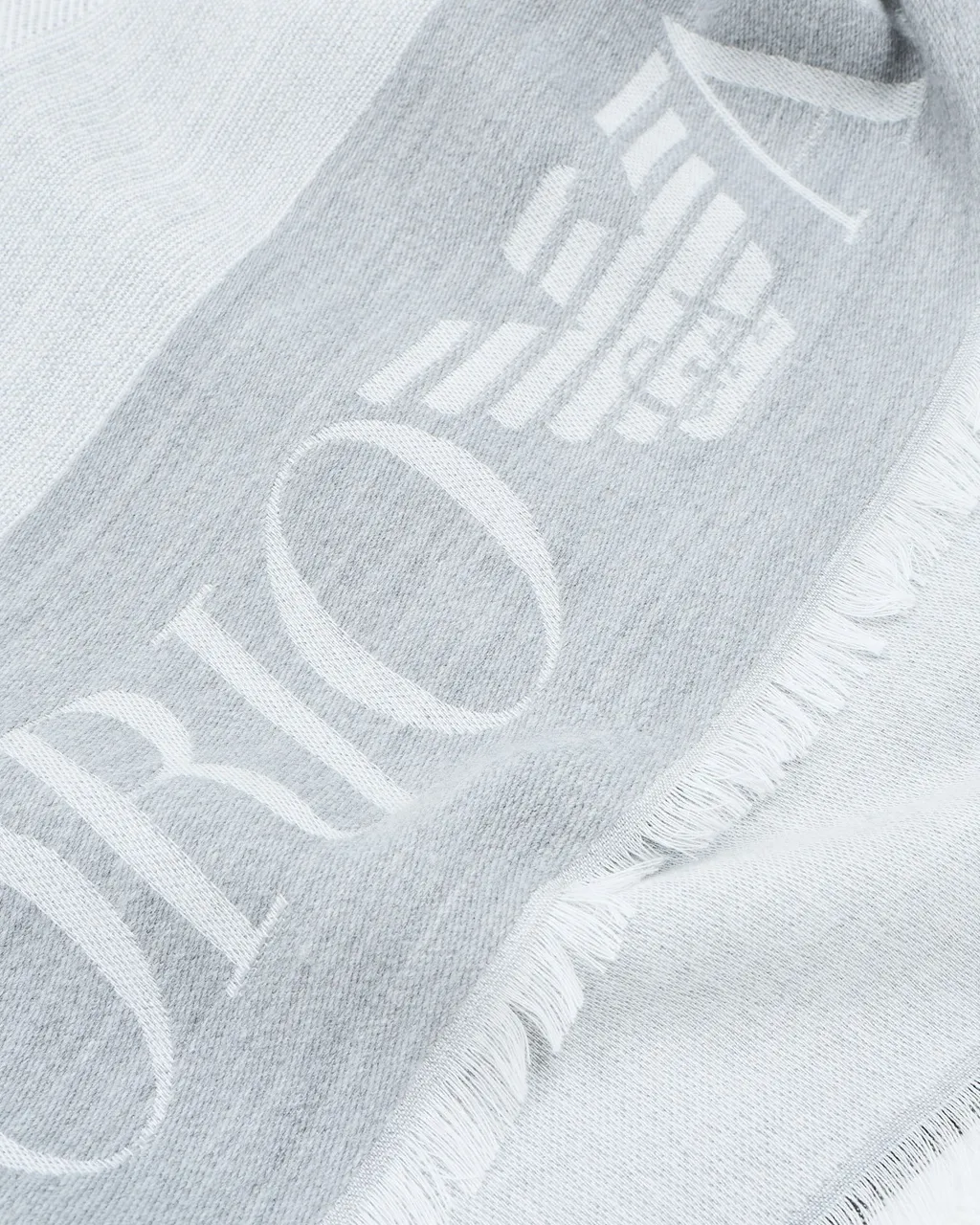 Logo-Embellished Striped Scarf