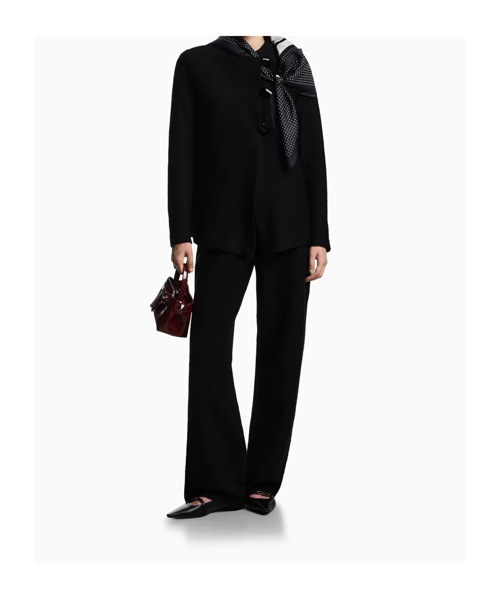 Asymmetric-Fastening Jacket