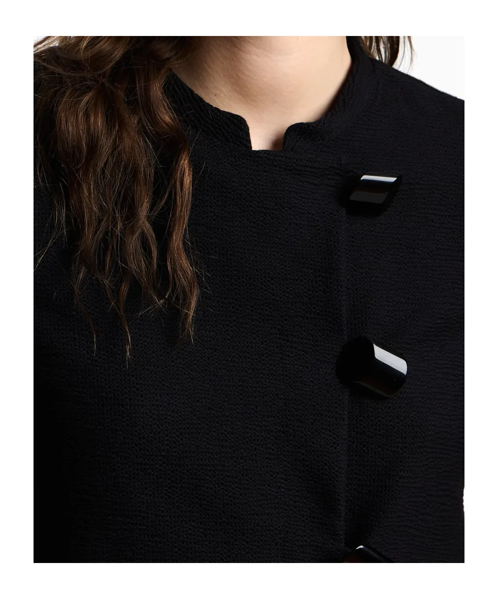 Asymmetric-Fastening Jacket