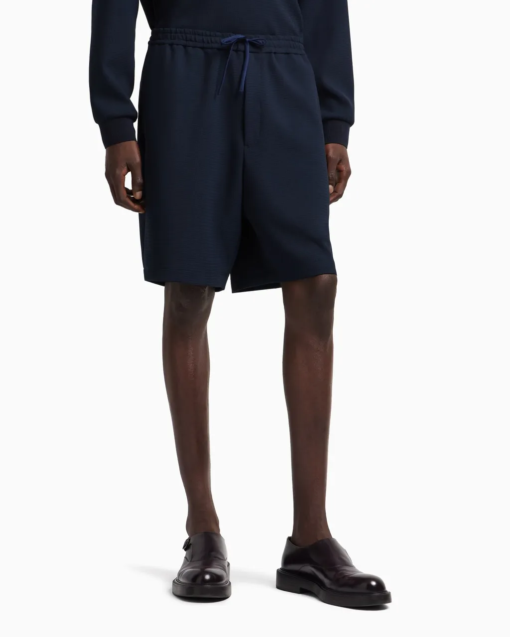 Elasticated-Waistband Shorts