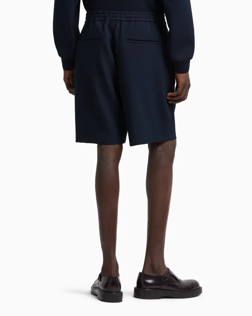 Elasticated-Waistband Shorts
