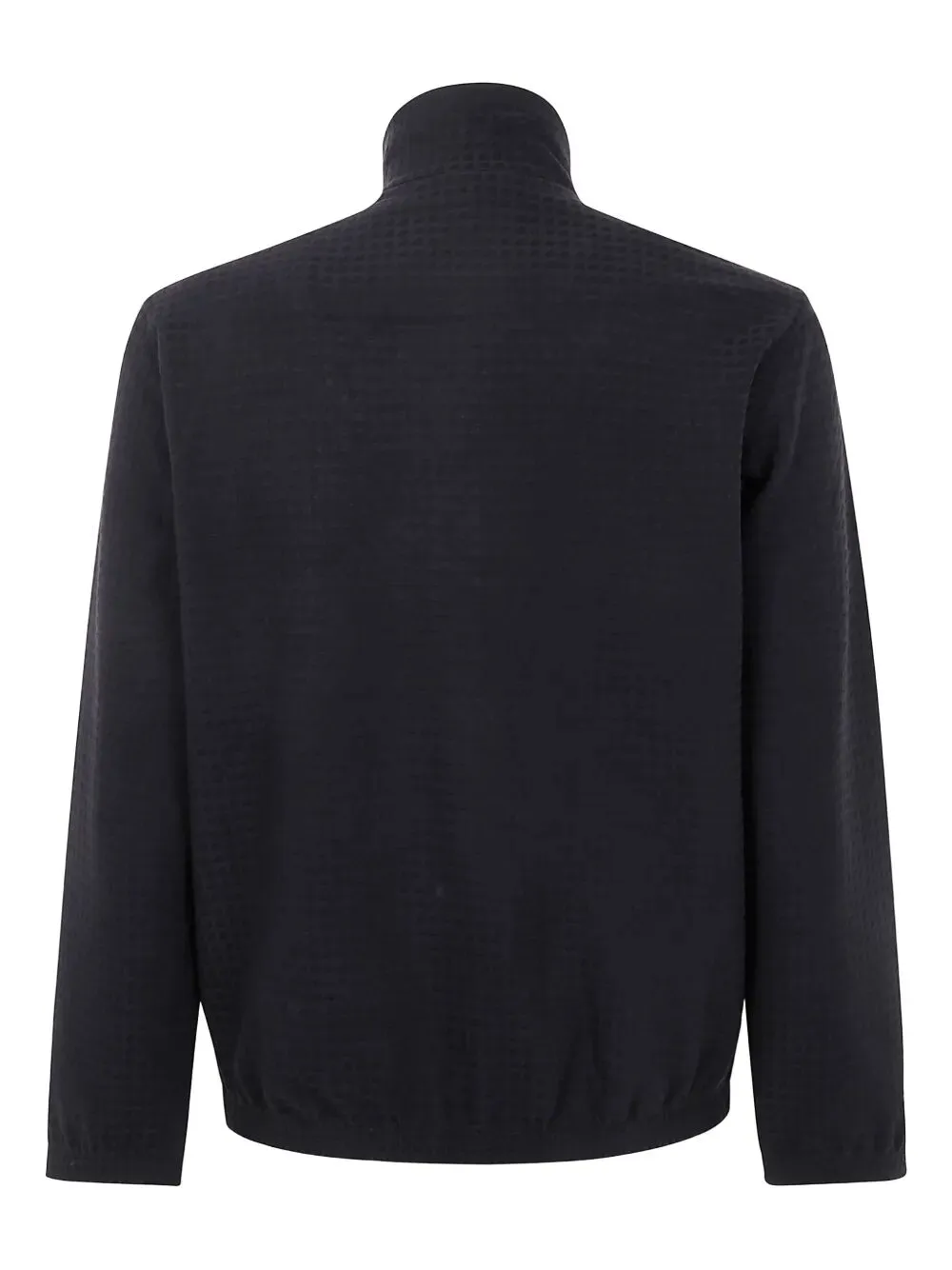 Jacquard Zip-Up Sweatshirt