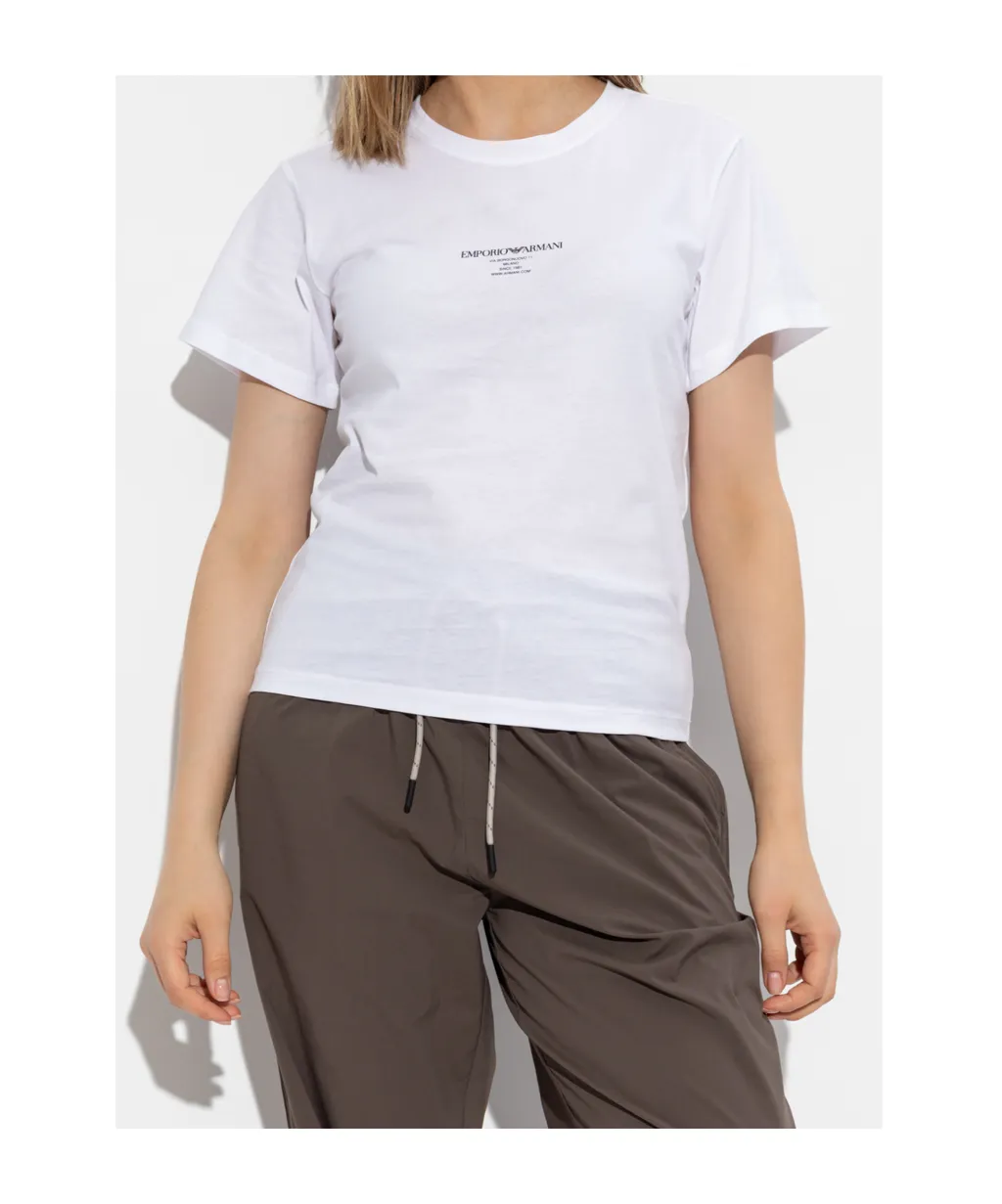Logo Printed Crewneck T-Shirt