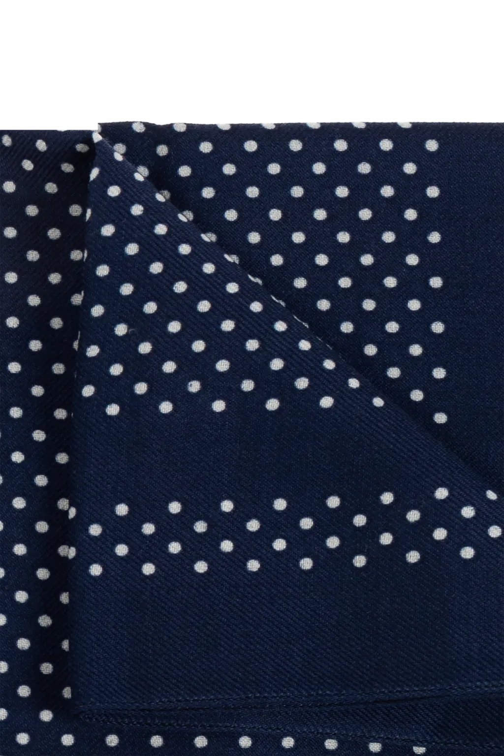 Polka Dot Printed Frayed Edge Scarf