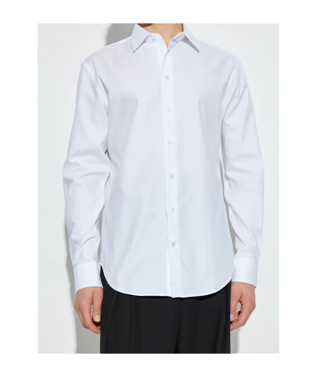 Button-Up Long-Sleeved Shirt