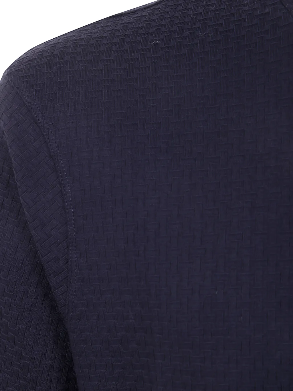 Textured Cotton T-Shirt