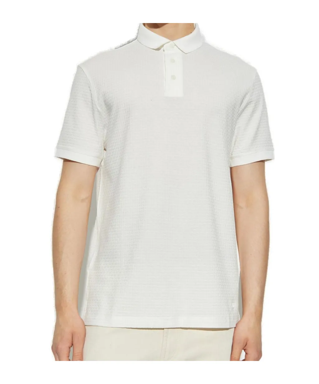 Logo Embroidered Short-Sleeved Polo Shirt