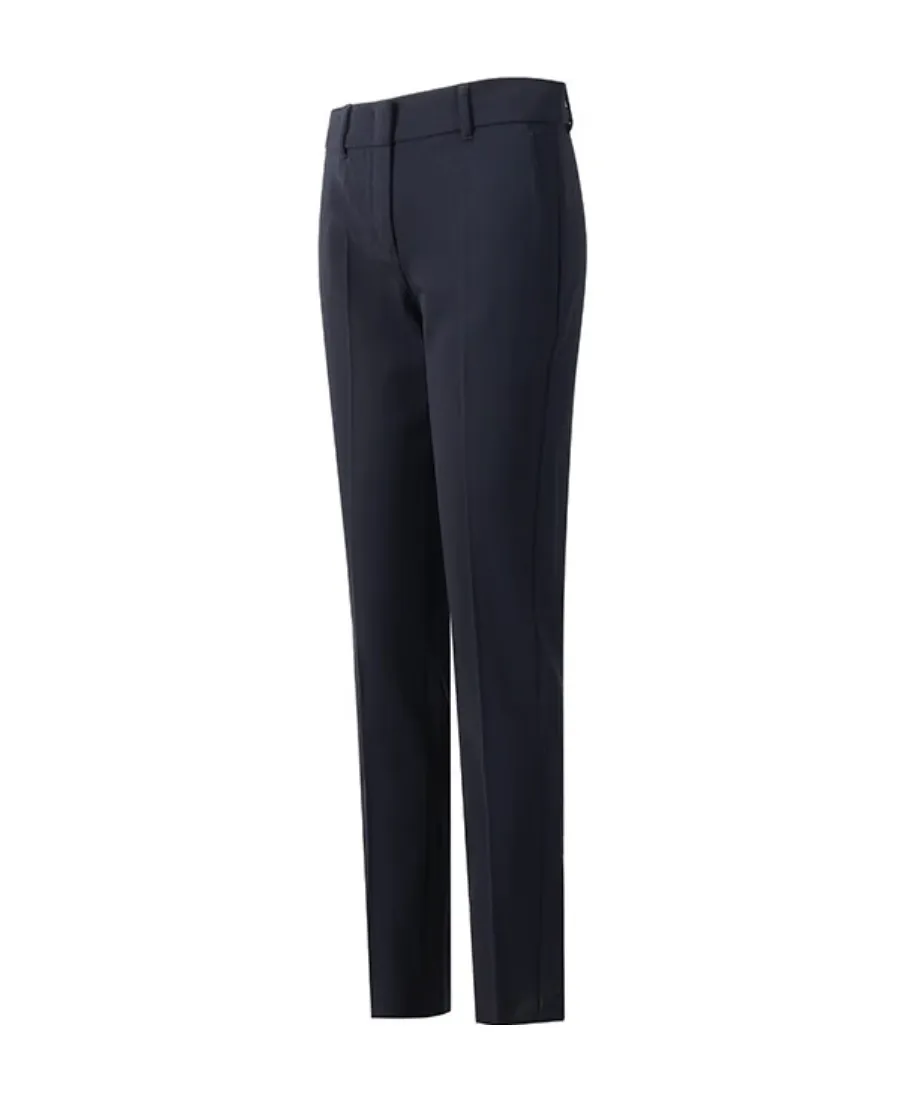 Pleated Straight Casual Pants