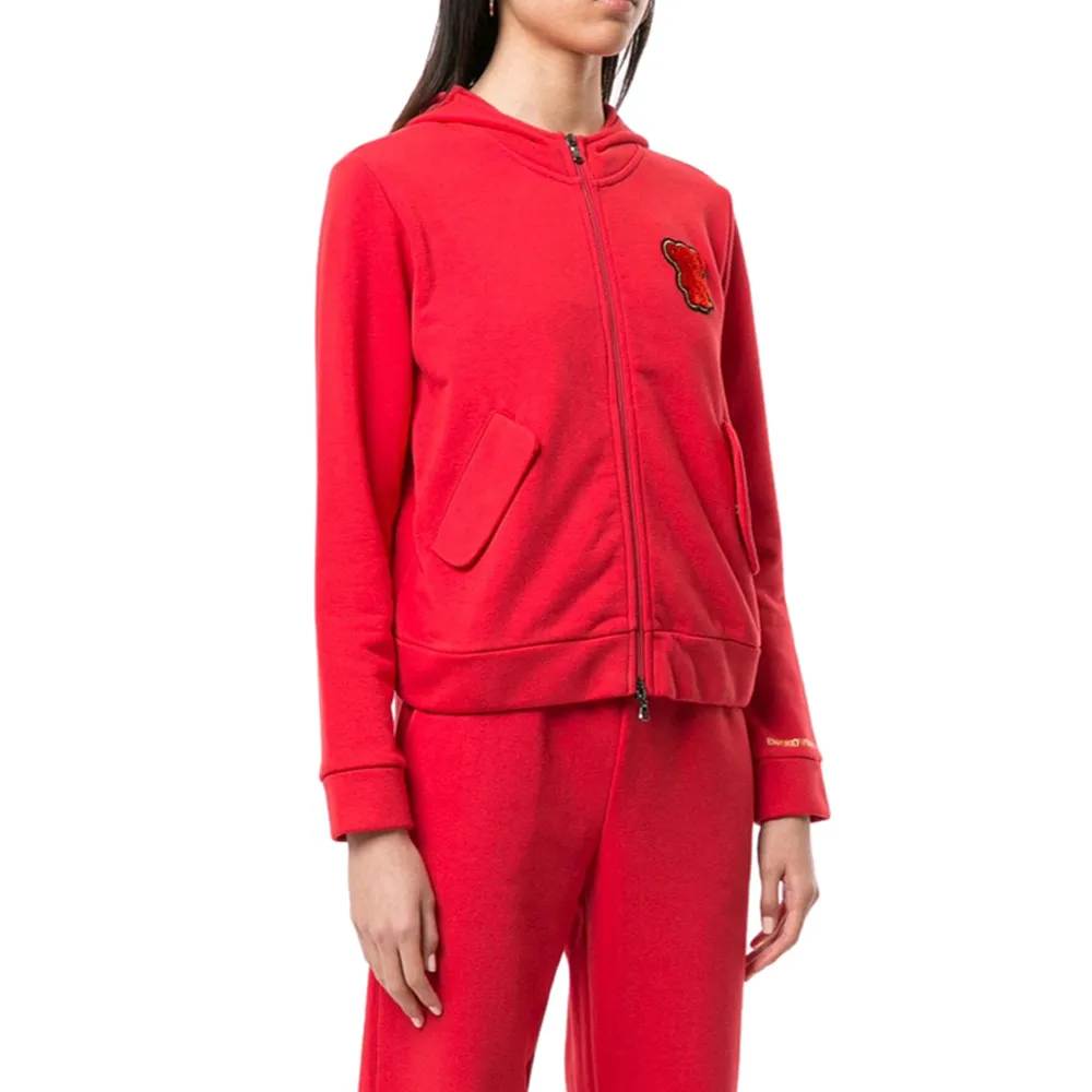 Logo Hooded Casual Coat