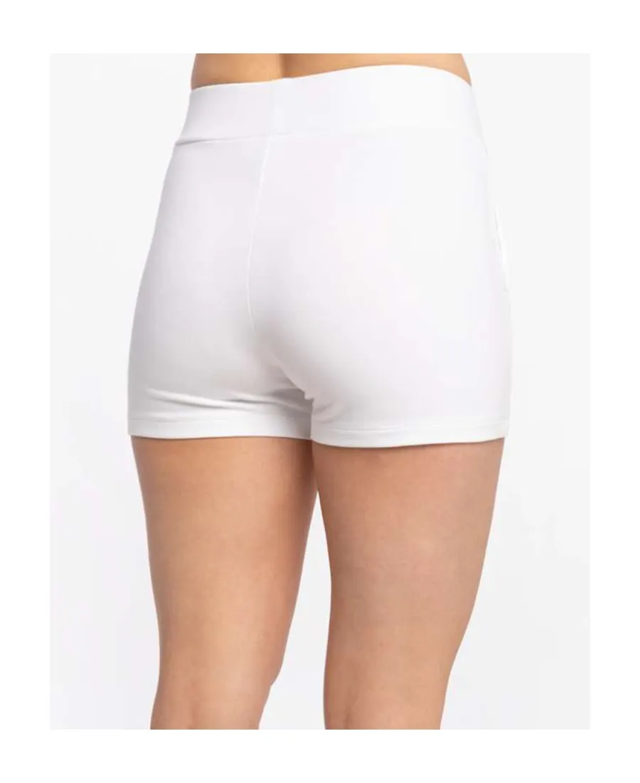 Logo Print Fitted Shorts