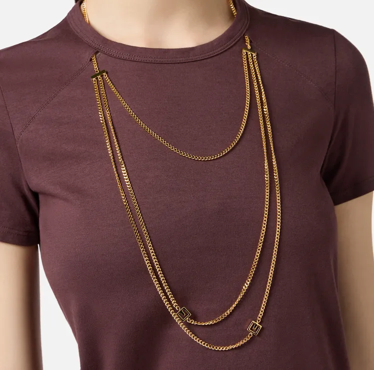 Necklace Jersey T-Shirt