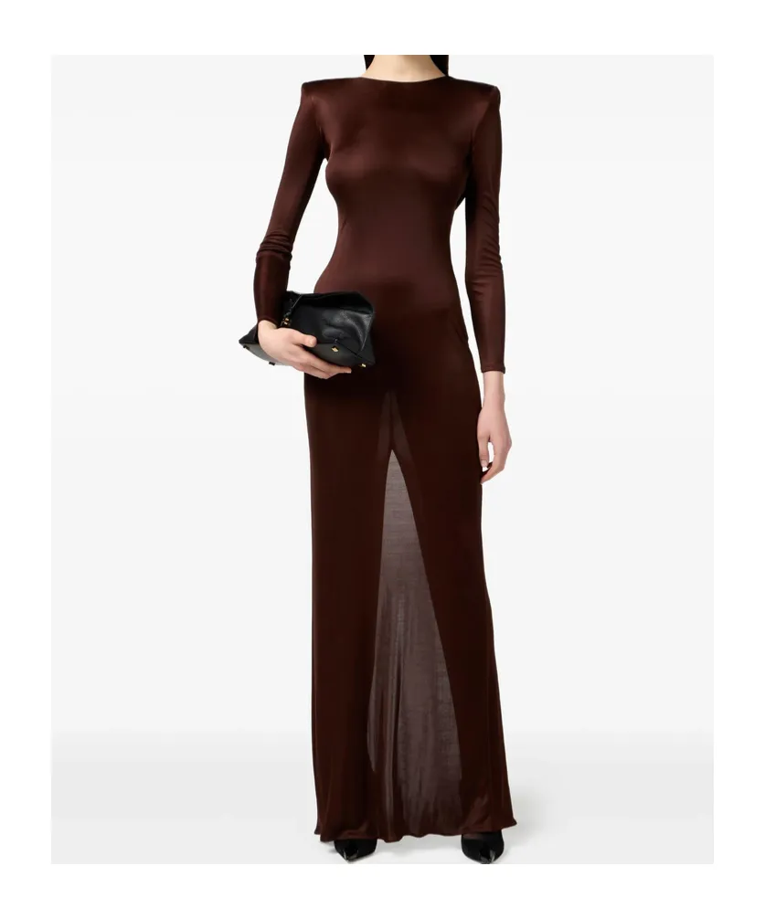 Crew-Neck Maxi Dress