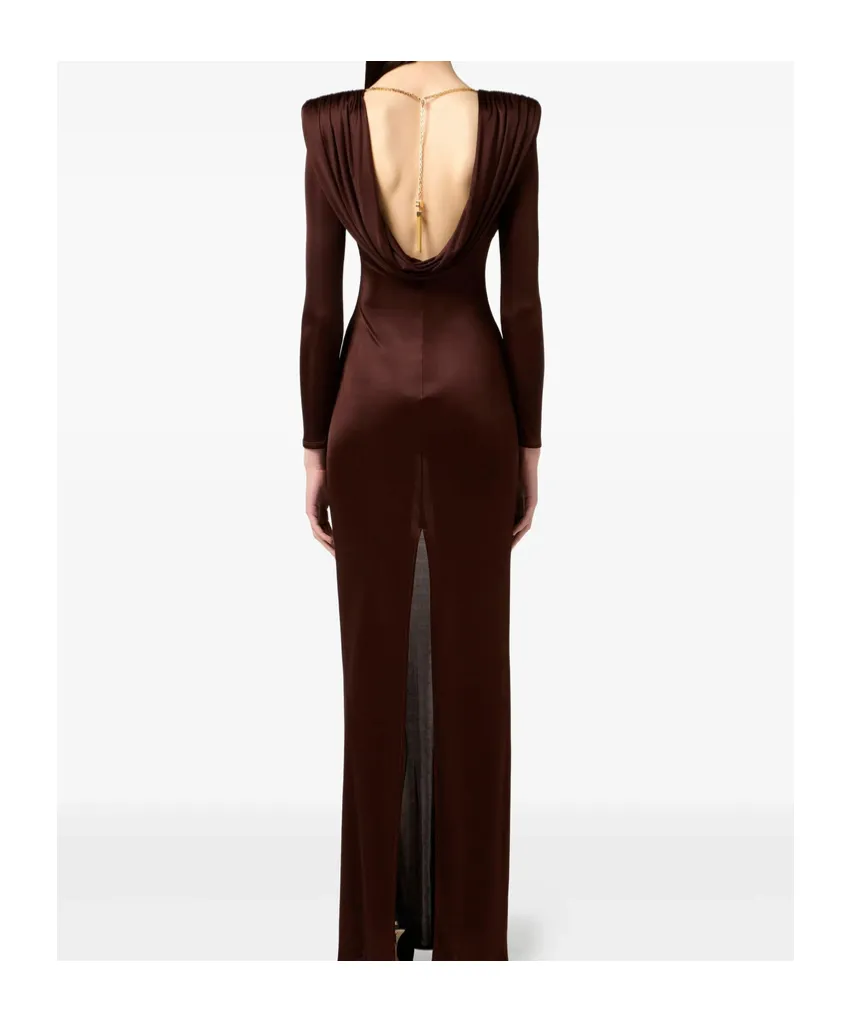 Crew-Neck Maxi Dress