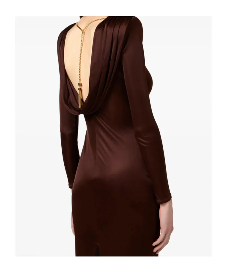 Crew-Neck Maxi Dress
