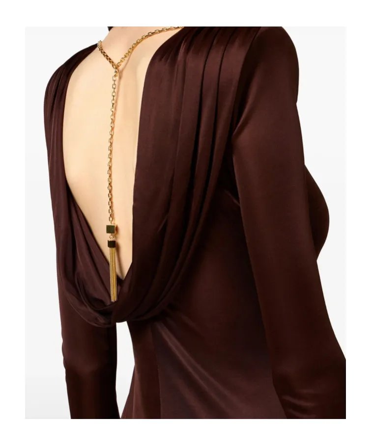 Crew-Neck Maxi Dress