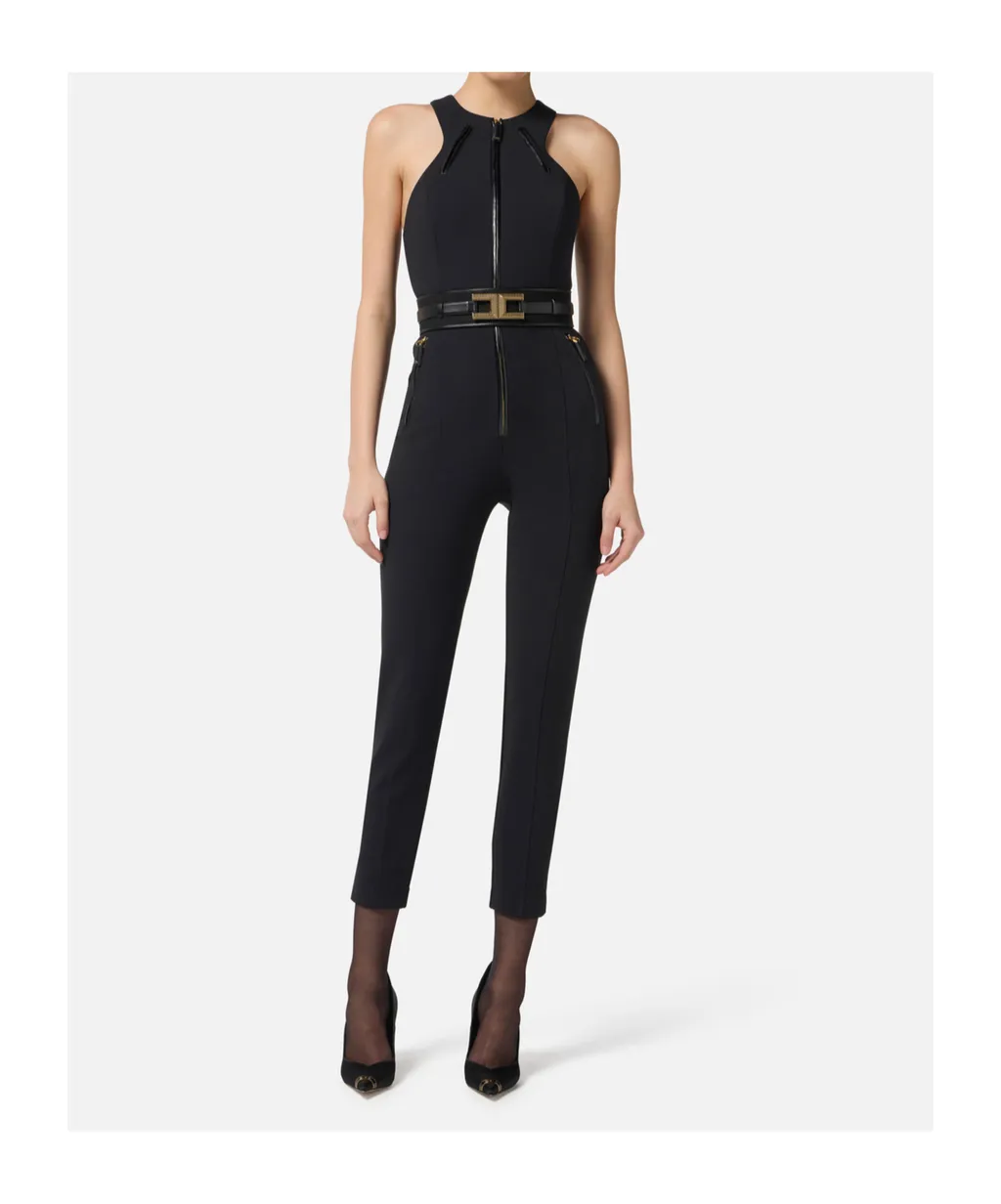 Double-Layer CrÊPe Jumpsuit