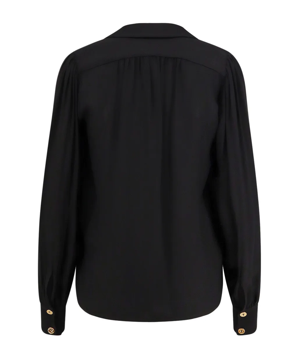 Jewel Detailed Georgette Blouse