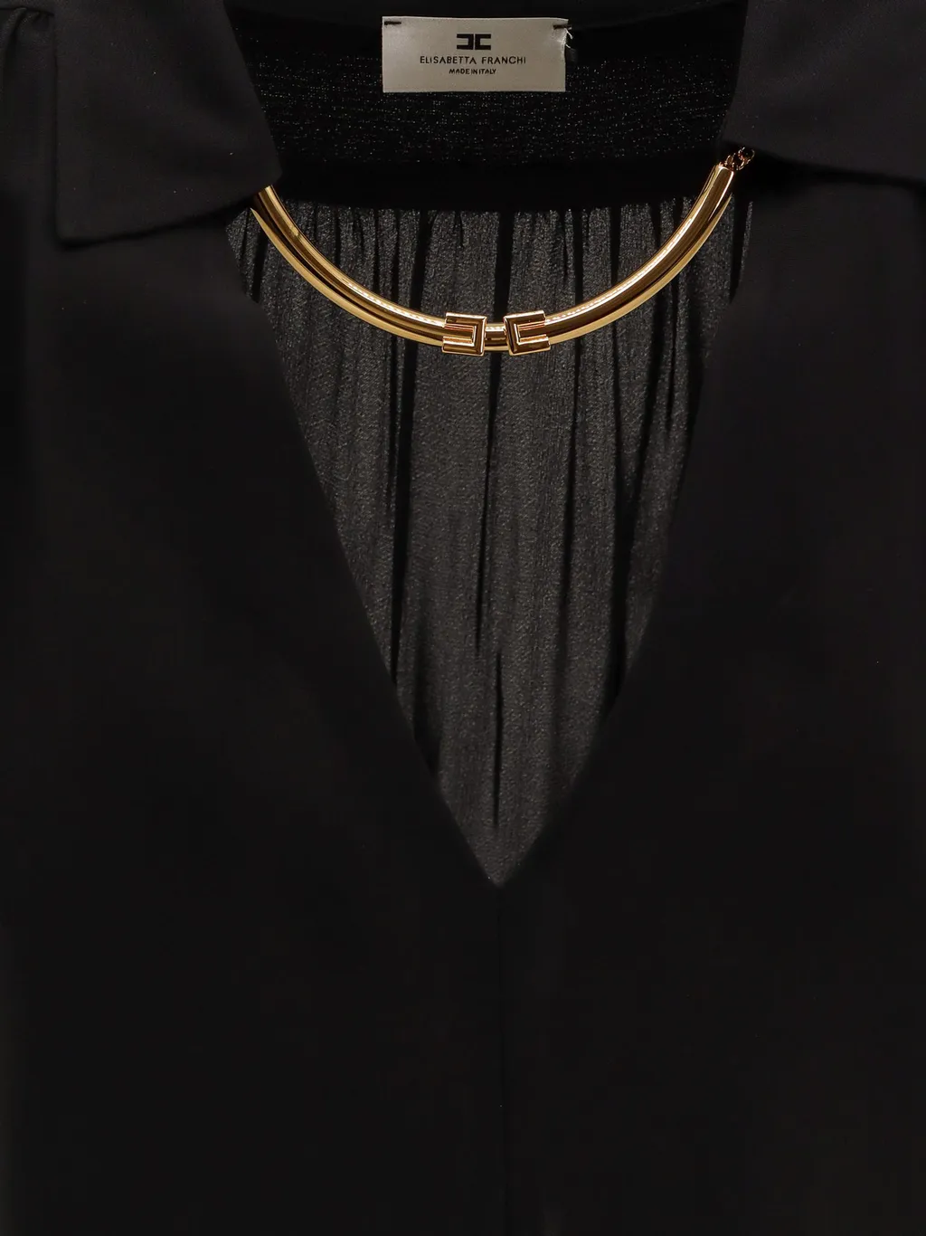 Jewel Detailed Georgette Blouse