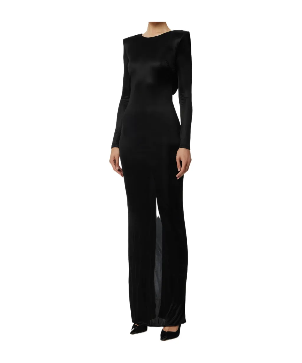Long-Sleeved Maxi Dress